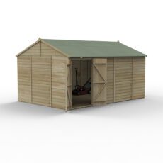 5013053197943 1 Beckwood 15x10 Reverse Apex Shed No Windows Double Door with Installat.jpg